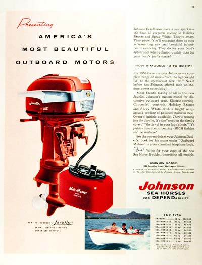Johnson Outboard 1956