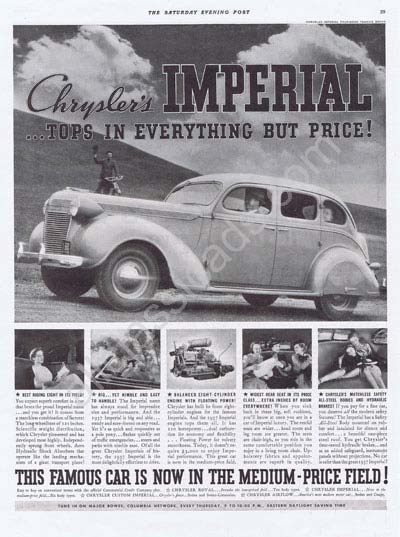 1937 Chrysler Imperial 4-Door Touring Sedan