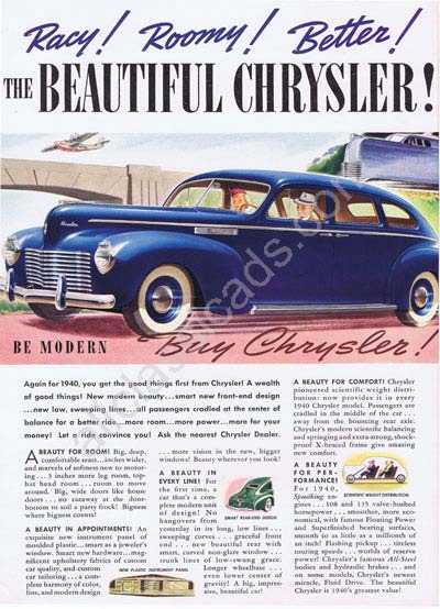 1940 Chrysler 4 door sedan