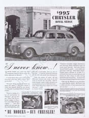 1940 Chrysler Royal 4-Door Sedan