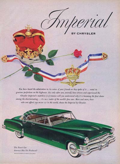 1952 Chrysler Imperial 2 Door Coupe (green)