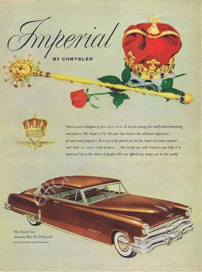 1952 Chrysler Imperial 2 Door Coupe