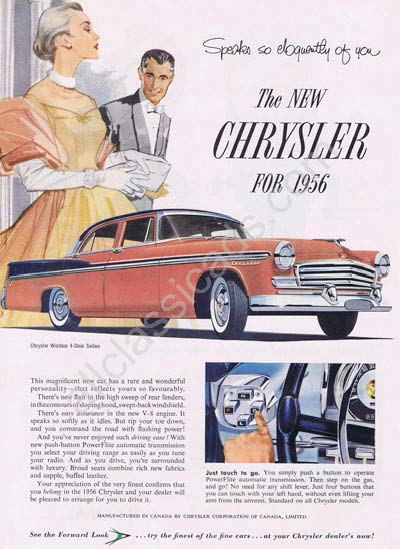 1956 Chrysler Windsor 4-Door Sedan