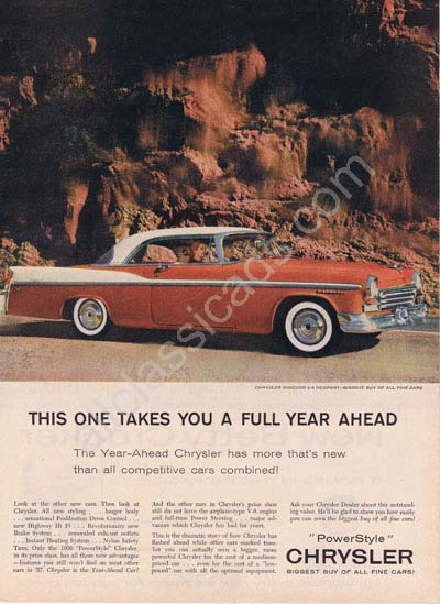 1956 Chrysler Windsor V-8 2-Door Hardtop