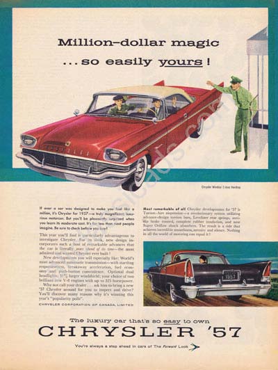 1957 Chrysler Windsor 2 Door Coupe Hardtop