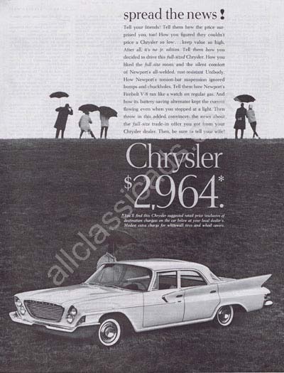 1961 Chrysler Newport 4-Door Sedan