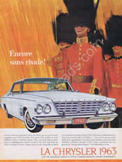 1963 New Yorker French Ad