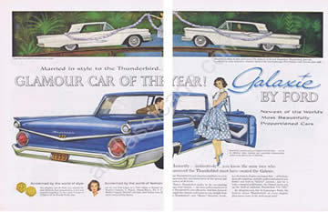 1959 Thunderbird & Ford Galaxie Club Victoria