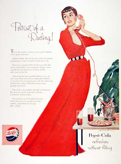 Pepsi-Cola 1954 Ad
