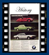 BMW History and classic ads