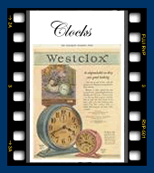 Clocks History and classic ads