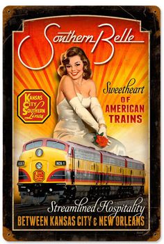 Vintage Train Ad\