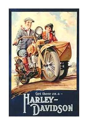 Harley Davidson vintage ad