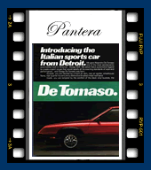 Pantera De Tomaso History and classic ads